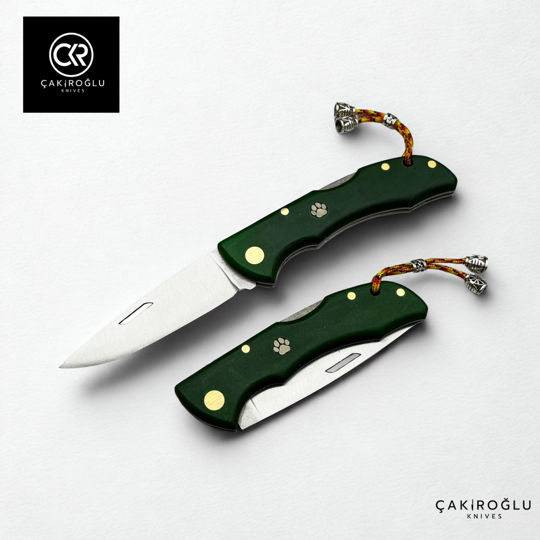 Showy Series Handcrafted Folding Knife - Micarta Handle