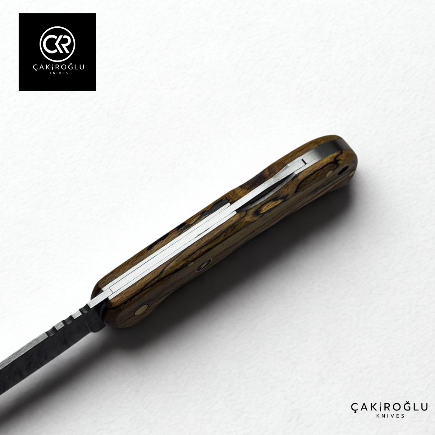 Handcrafted Custom Folding Knife - Damascus Steel