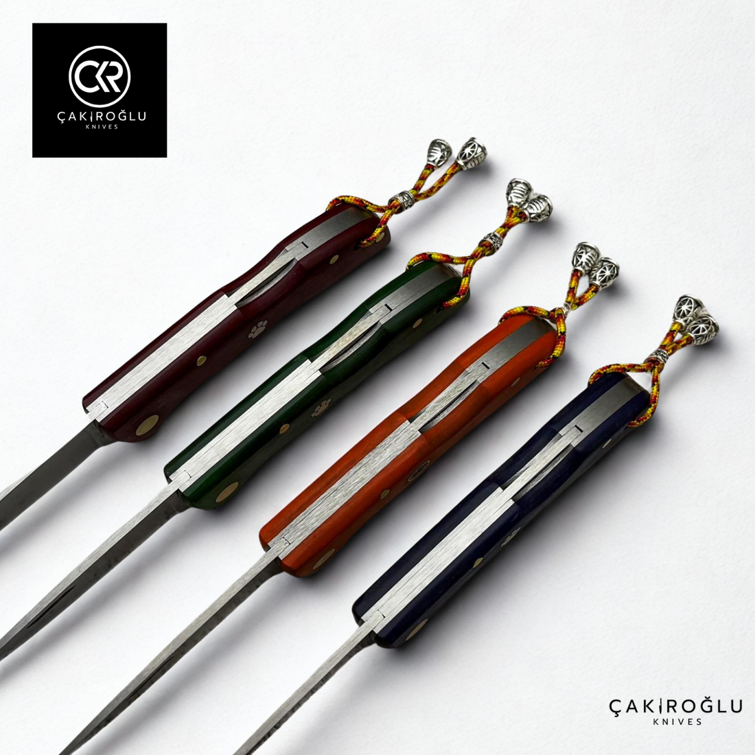 Showy Series Handcrafted Folding Knife - Micarta Handle