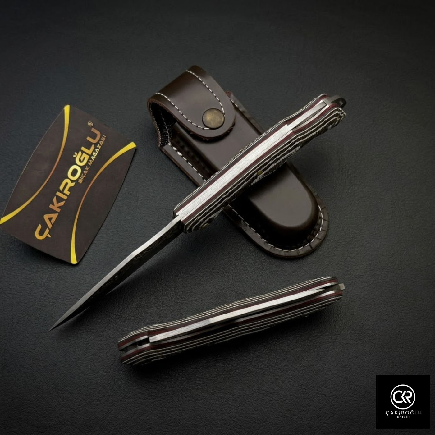 Handmade Folding Knife - Engraved Böhler N690 Steel