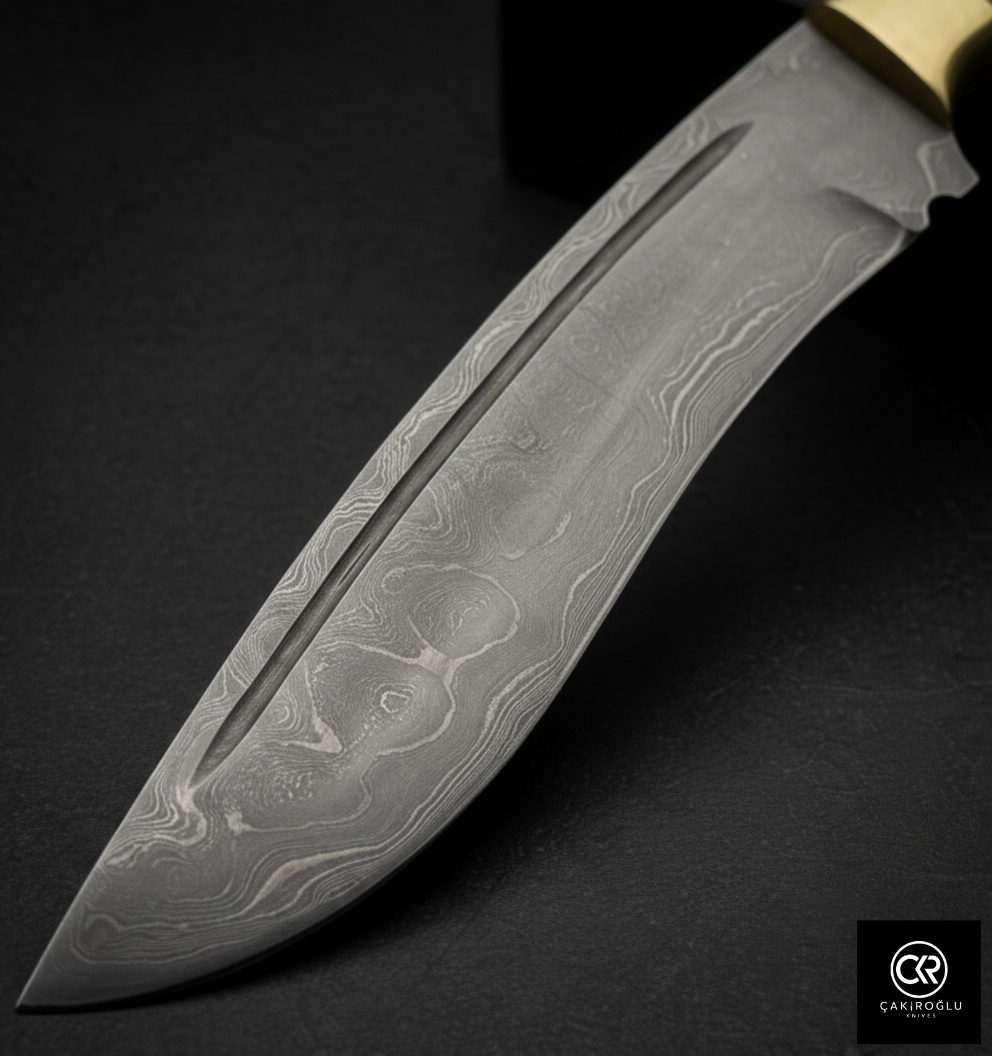 Handmade Custom-made Damascus Kukri