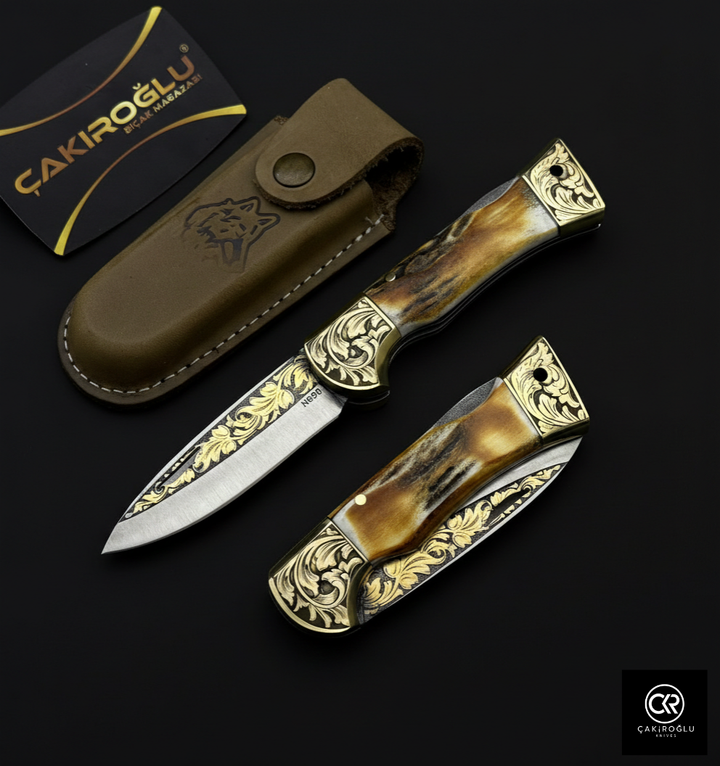 Corvus Series - Custom Handcrafted Folding Knife - Limited Edition