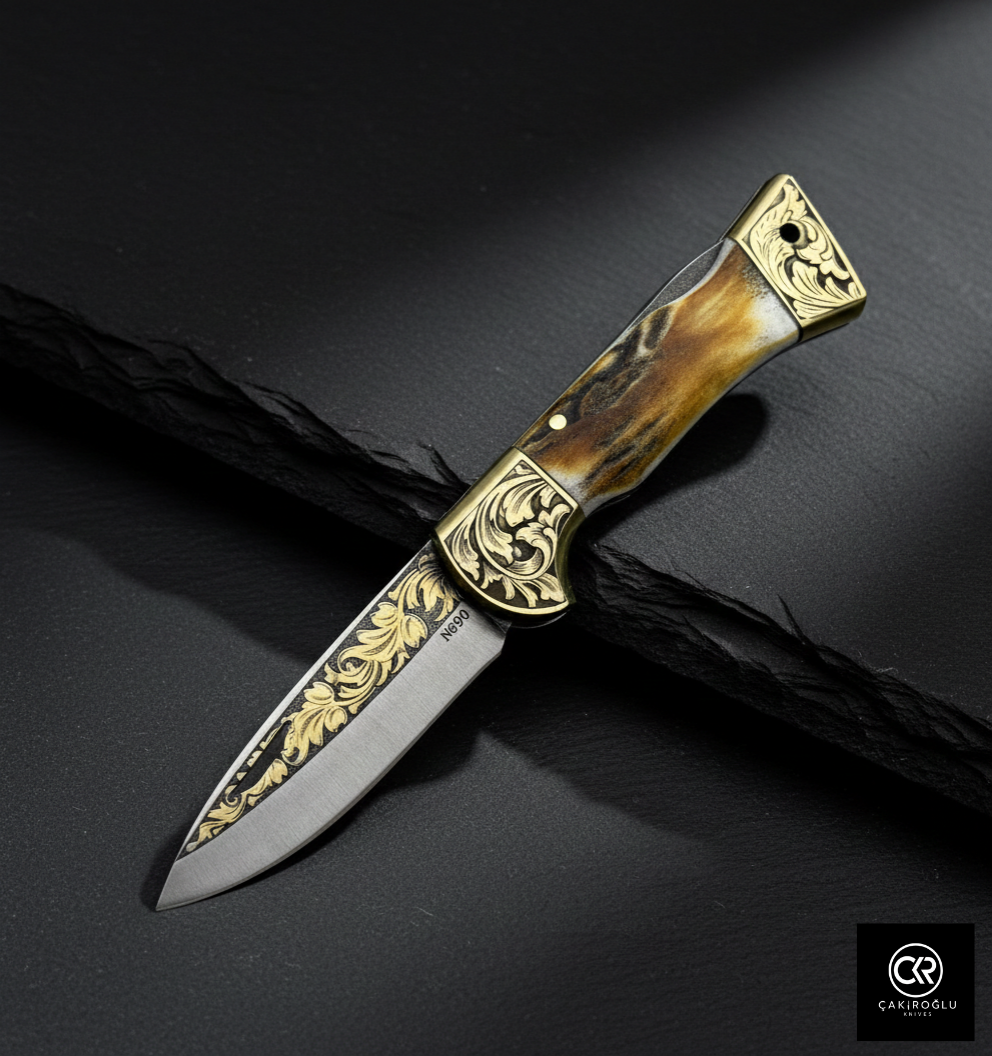 Corvus Series - Custom Handcrafted Folding Knife - Limited Edition
