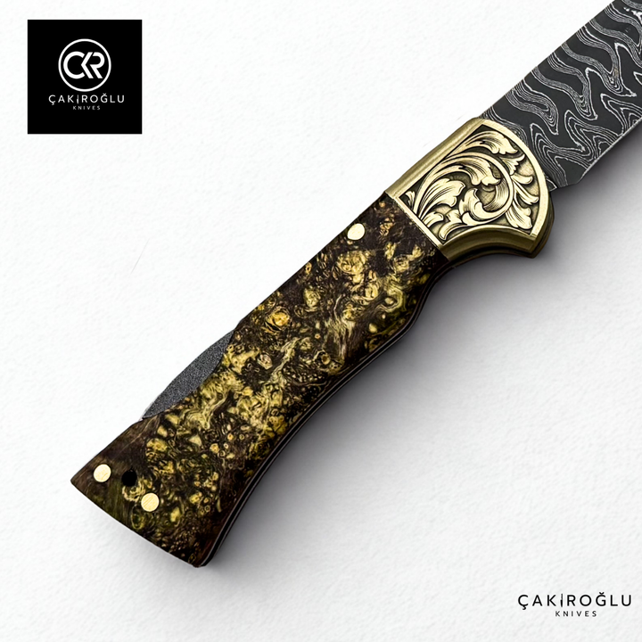 Corvus Series - Custom Handcrafted Folding Knife - Limited Edition