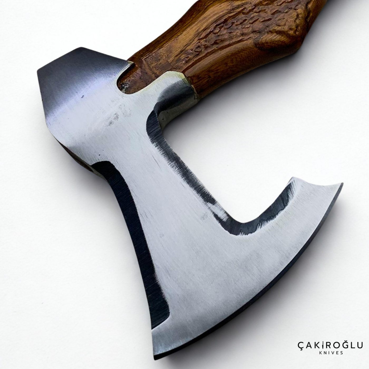 Specially Handworked Snake Head Design Handmade Camping Axe