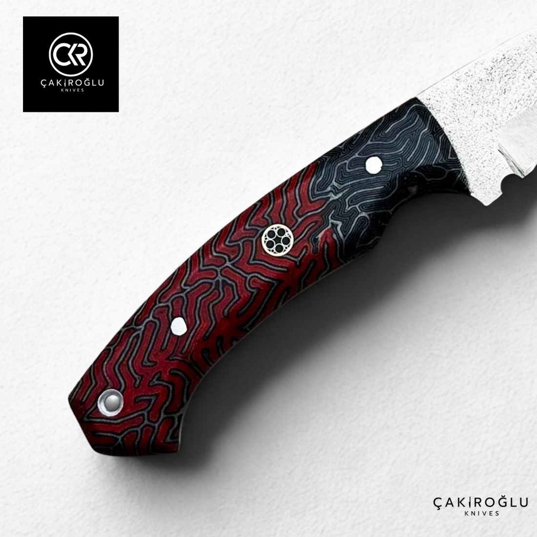 Handcrafted Custom-made Böhler N690 Steel & G-carta Handle Hunting Knife