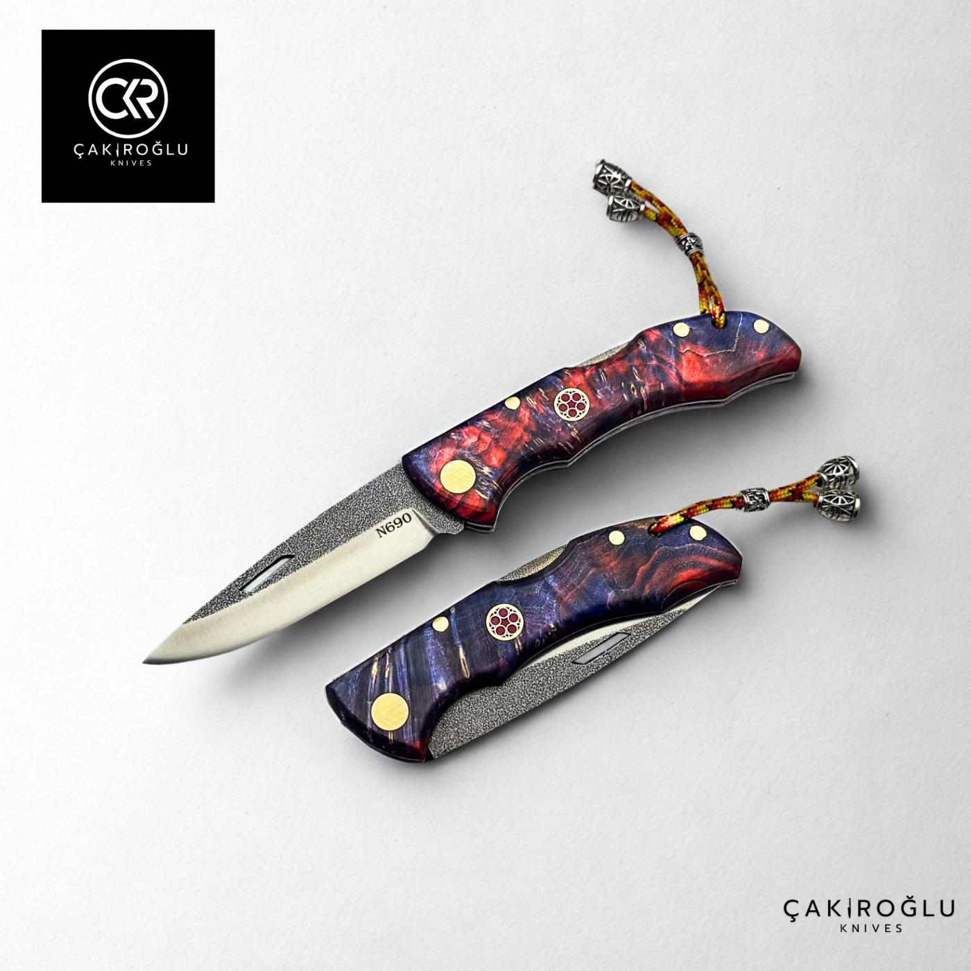 Showy Series Small Size Handcrafted Folding Knife - N690 Böhler Steel