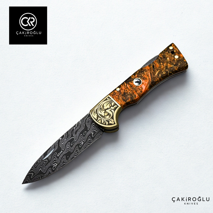 Corvus Series - Custom Handcrafted Folding Knife - Limited Edition