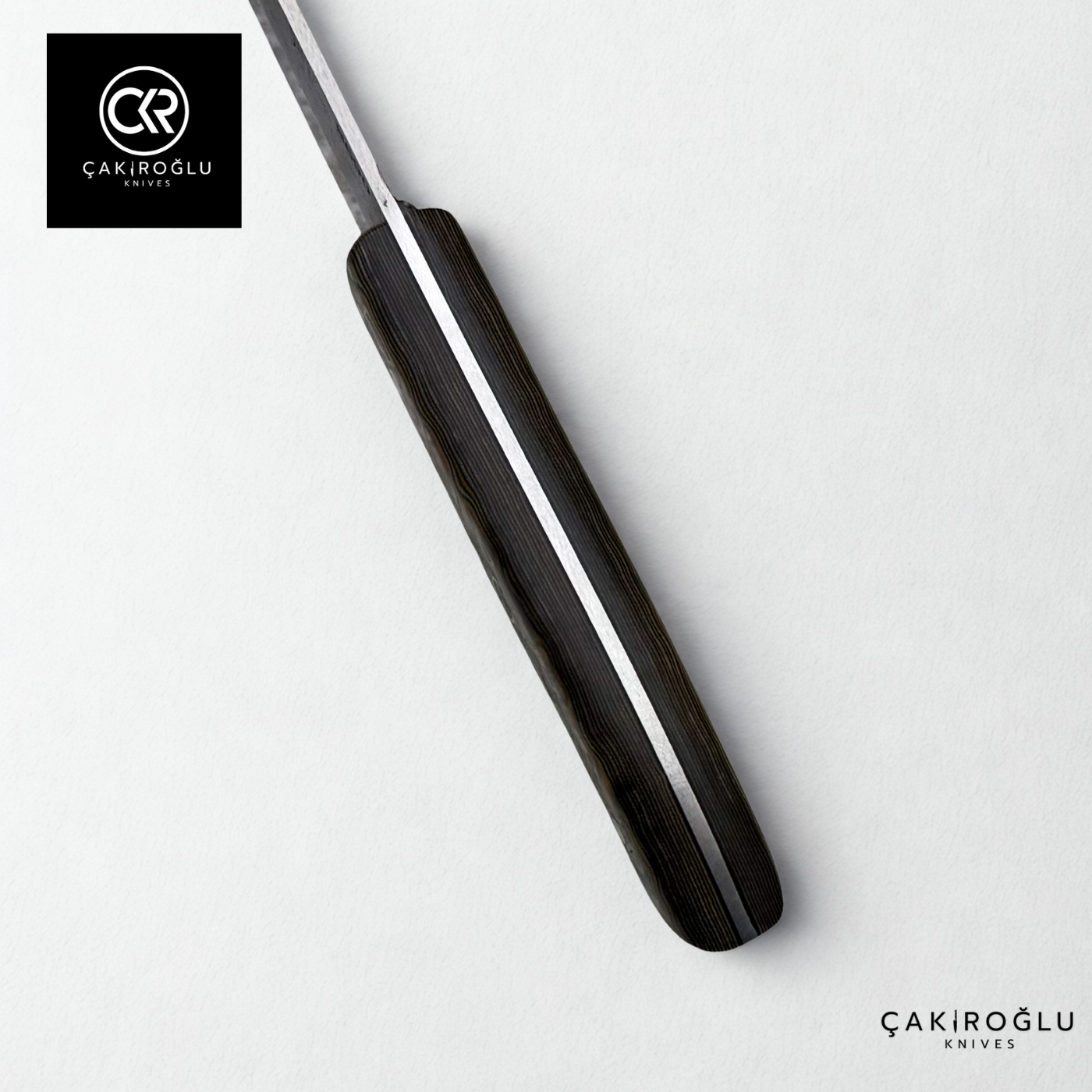 Santoku Model Handcrafted Chef Knife - Böhler N690 Steel & G-carta Handle