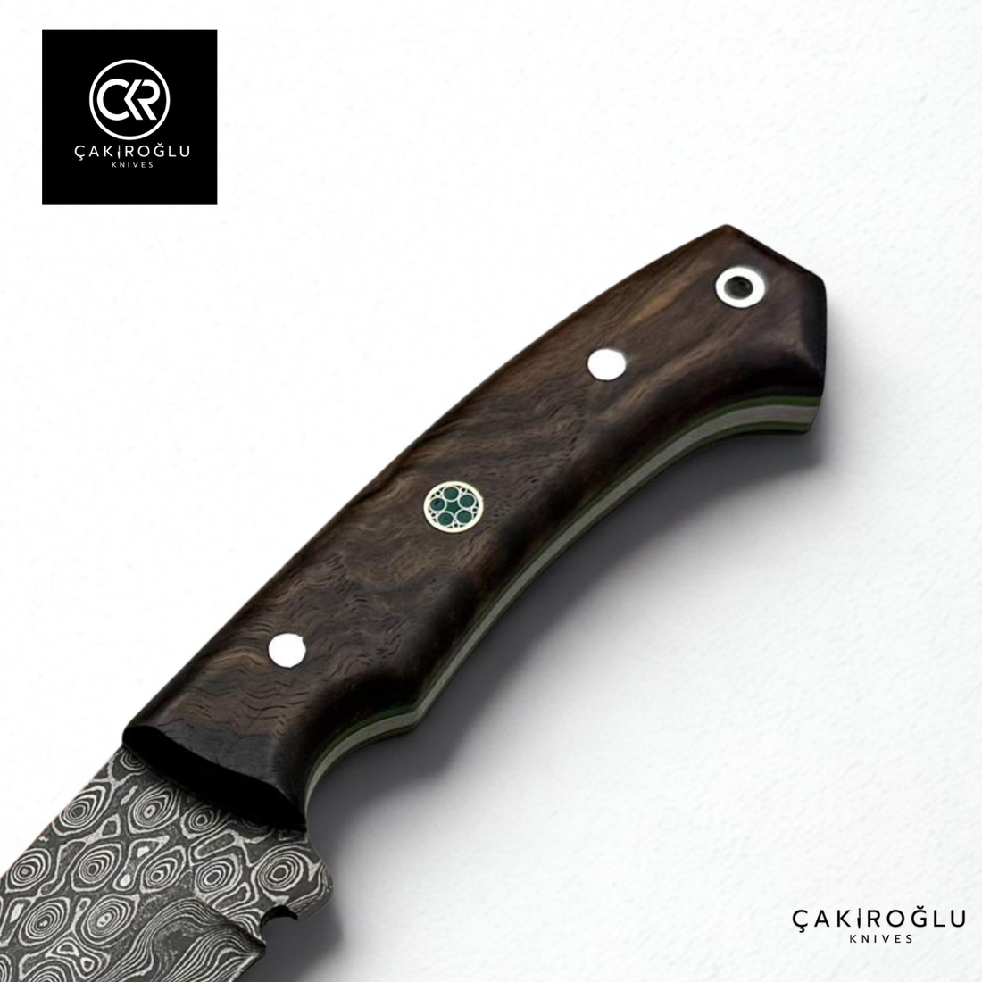 Handcrafted Custom-made Damascus Steel Hunting Knife