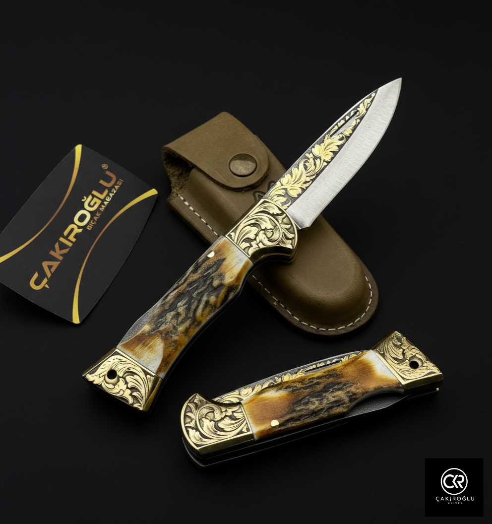 Corvus Series - Custom Handcrafted Folding Knife - Limited Edition