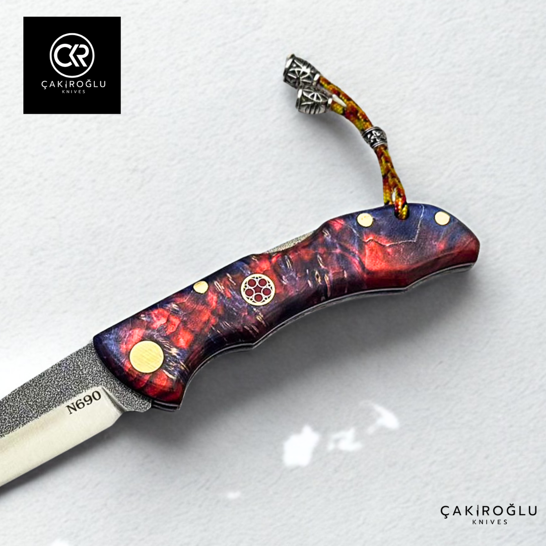 Showy Series Small Size Handcrafted Folding Knife - N690 Böhler Steel