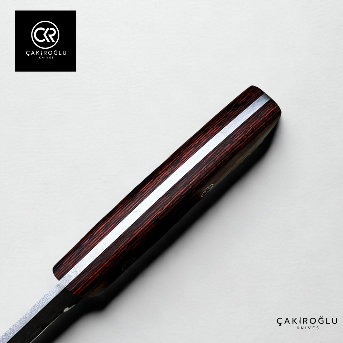 Handcrafted Custom-made Damascus Steel & Cocobolo Wood Handle Tanto Model Hunting Knife