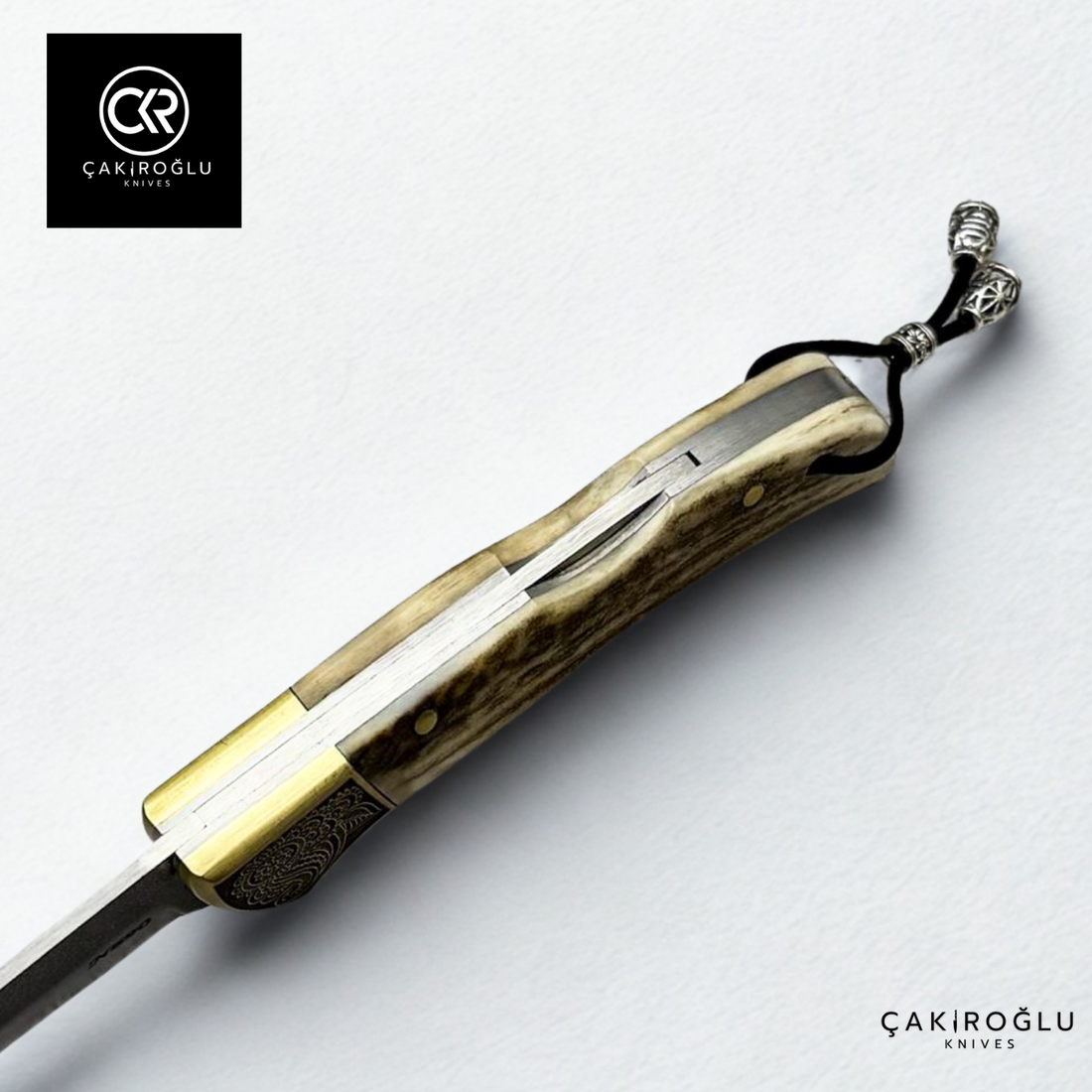 Showy Elite Large Size Handcrafted Custom-made Folding Knife - N690 Böhler Steel & Engraved Apron