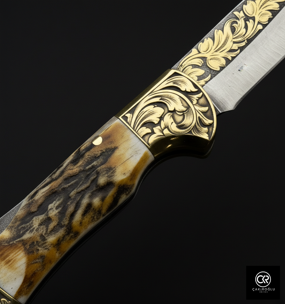Corvus Series - Custom Handcrafted Folding Knife - Limited Edition