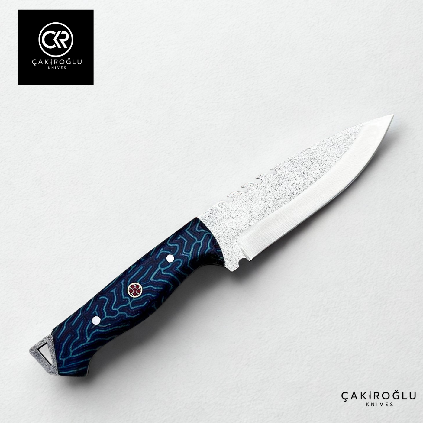 Handcrafted Custom-made Böhler N690 Steel & G-carta Handle Hunting Knife