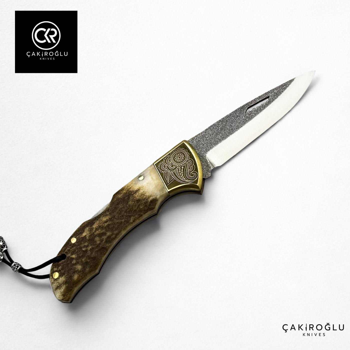 Showy Elite Large Size Handcrafted Custom-made Folding Knife - N690 Böhler Steel & Engraved Apron