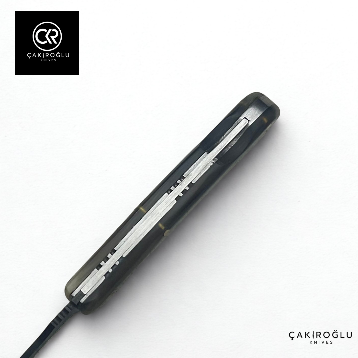 Handcrafted Custom Classic Style Tanto Model Folding Knife - Damascus Steel & Ram Horn Handle