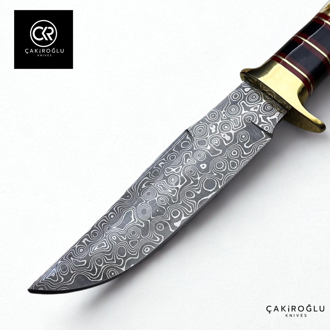Root Stag - Handcrafted Custom-made Classic Damascus Colletible Knife