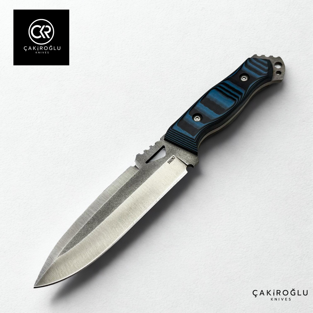 Strike 101 Handcrafted Hunt / Camping Knife - G10 Handle & N690 Steel