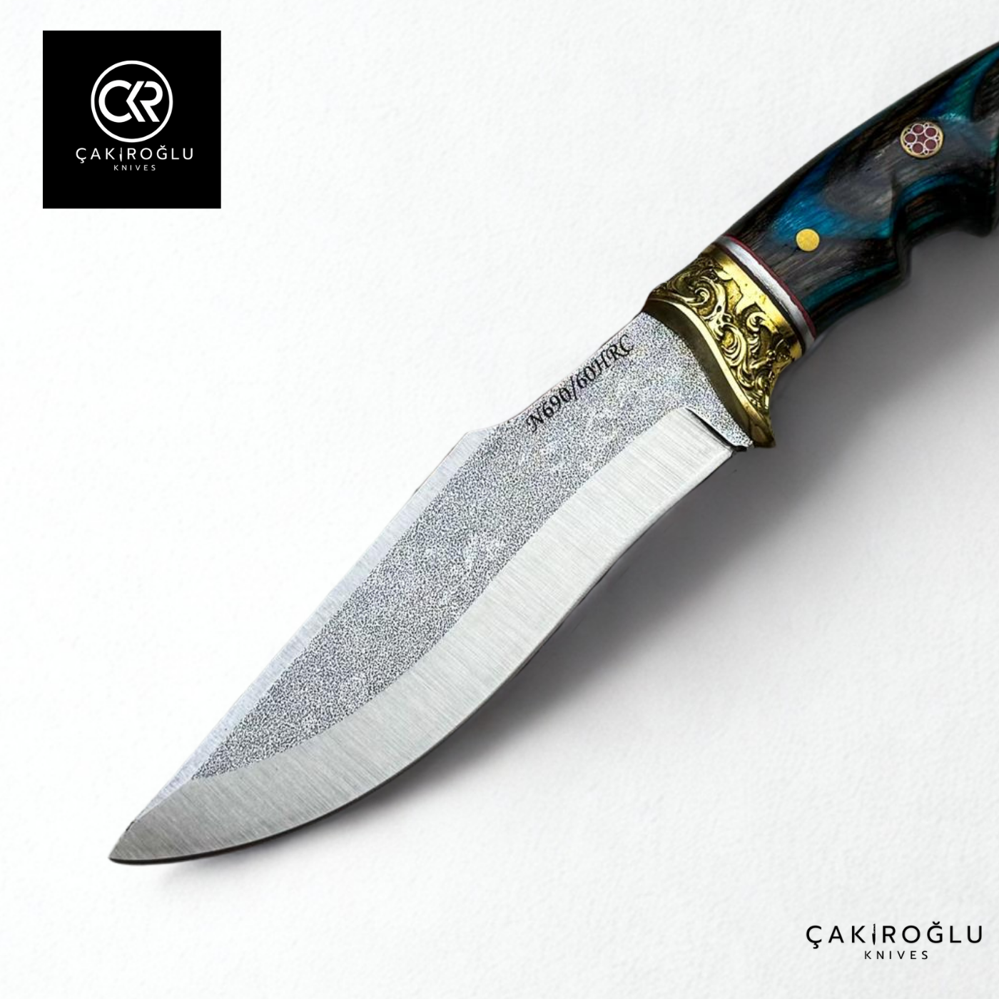 Heritage 296 Darkwave - Handcrafted Custom N690 Steel Hunting Knife