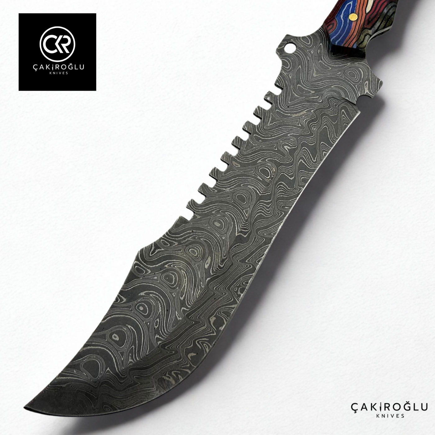 Ironhowl Exclusive Edition - Handcrafted Damascus Steel Jungle Machete