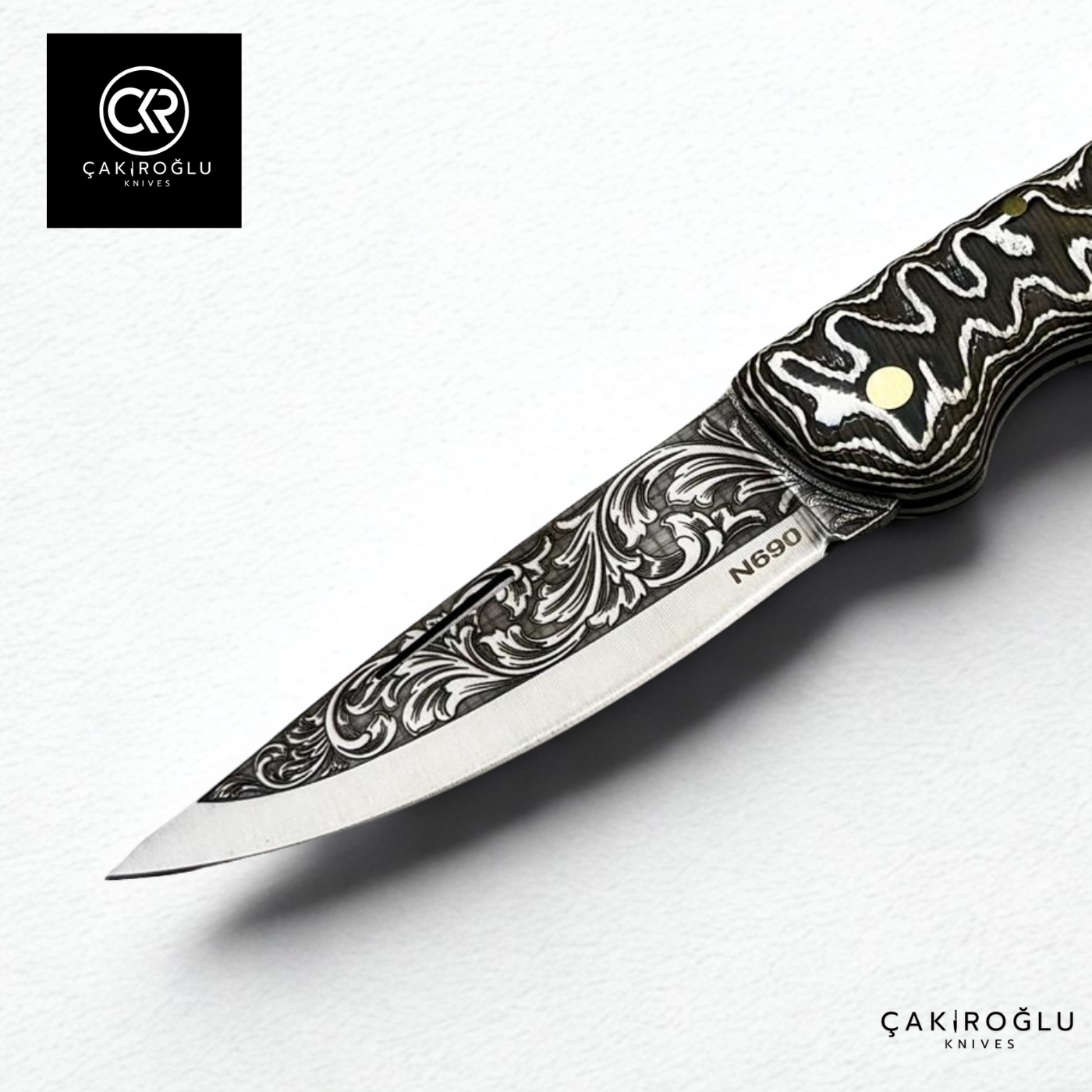 Hayta 838 Handcrafted Folding Knife - N690 Böhler Steel & Compact Handle