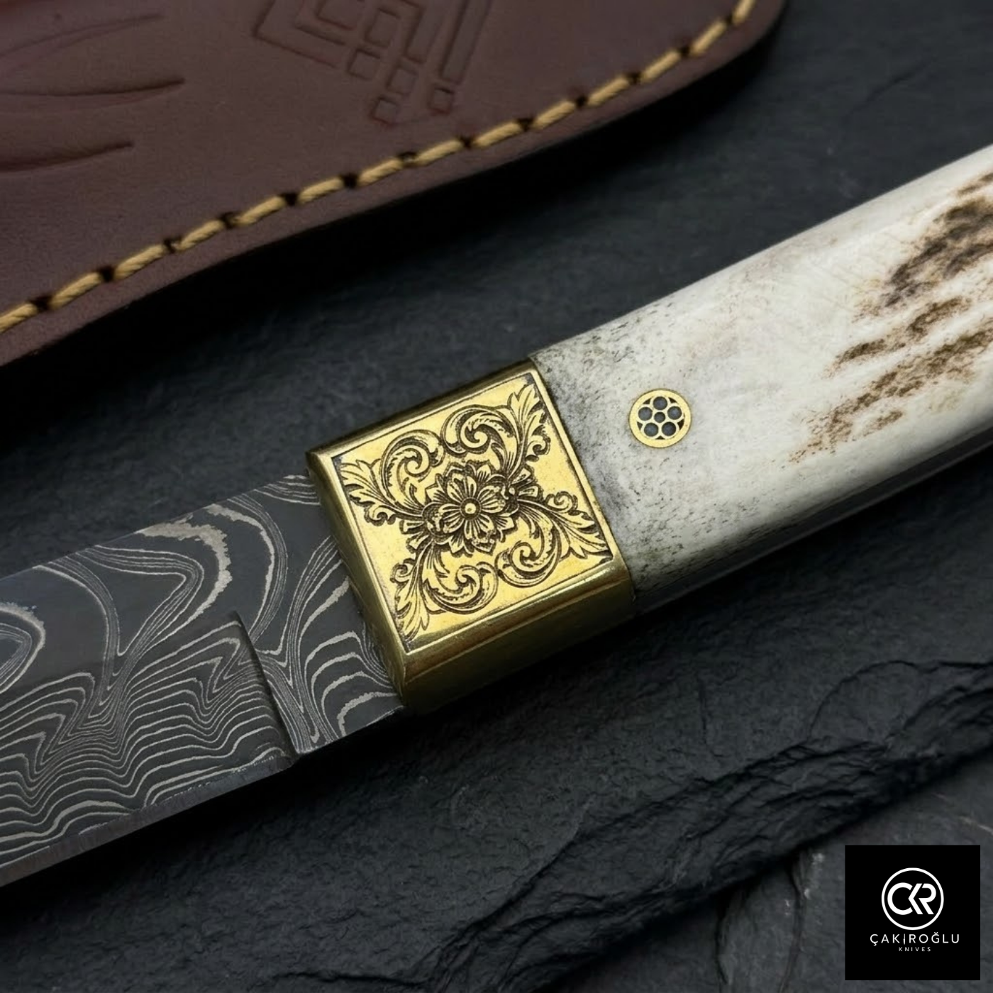Collector's Edition - Handcrafted Custom-made Damascus Steel Tanto Model Hunting Knife