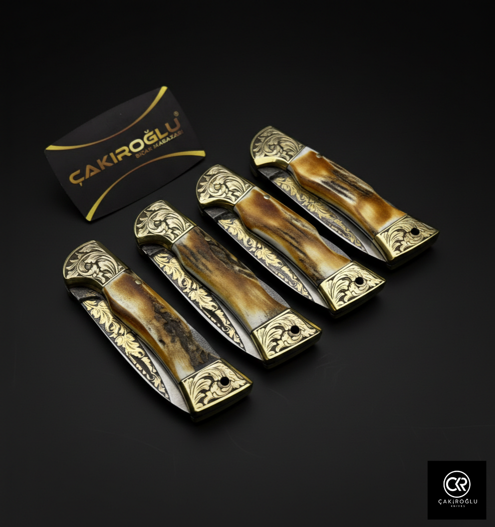 Corvus Series - Custom Handcrafted Folding Knife - Limited Edition