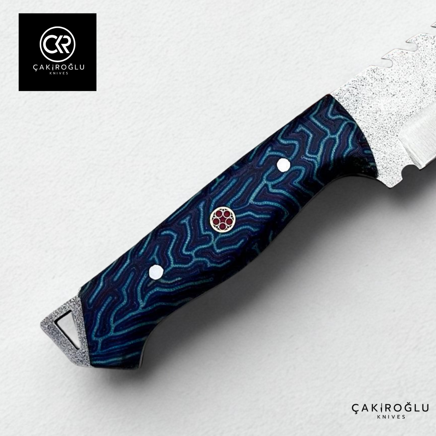 Handcrafted Custom-made Böhler N690 Steel & G-carta Handle Hunting Knife