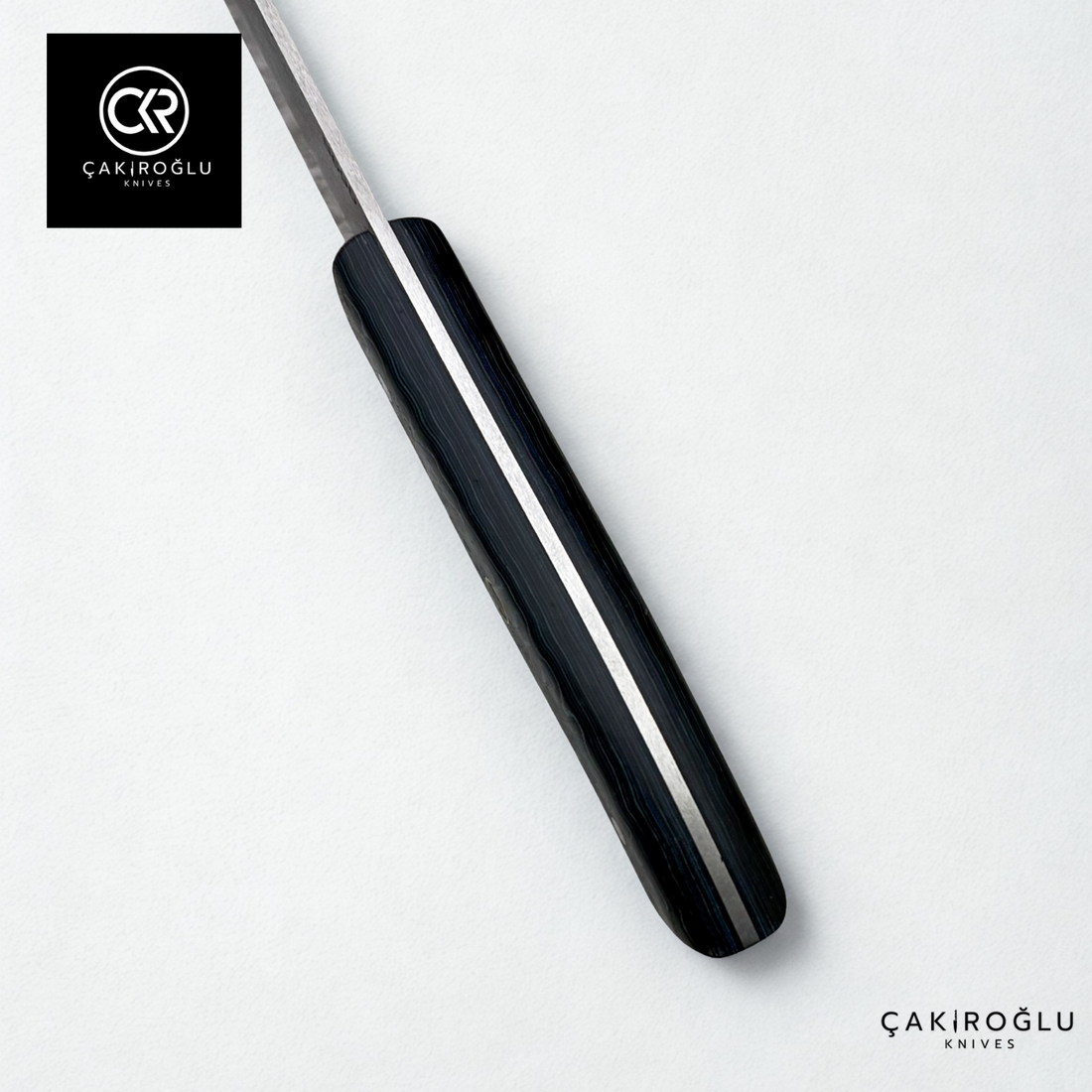 Santoku Model Handcrafted Chef Knife - Böhler N690 Steel & G-carta Handle