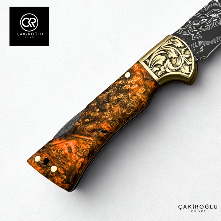 Corvus Series - Custom Handcrafted Folding Knife - Limited Edition