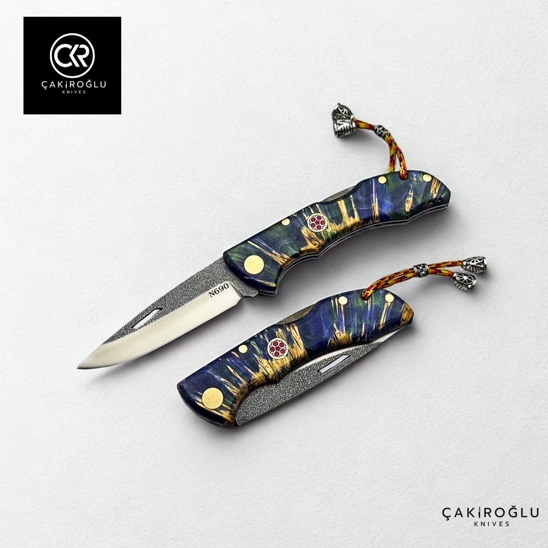 Showy Series Small Size Handcrafted Folding Knife - N690 Böhler Steel