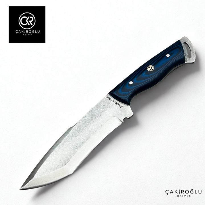 Handcrafted Custom-made Böhler N690 Steel & G10 Handle Hunting Knife