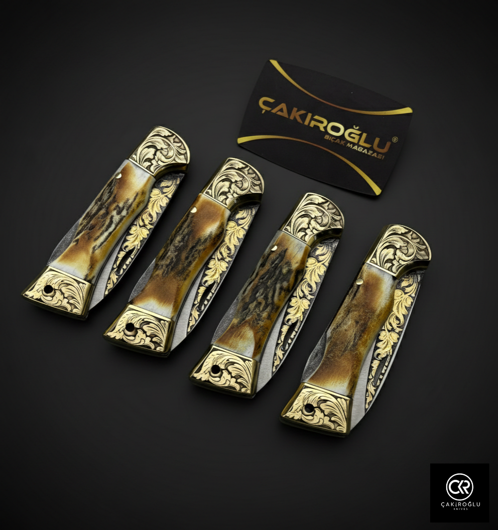 Corvus Series - Custom Handcrafted Folding Knife - Limited Edition