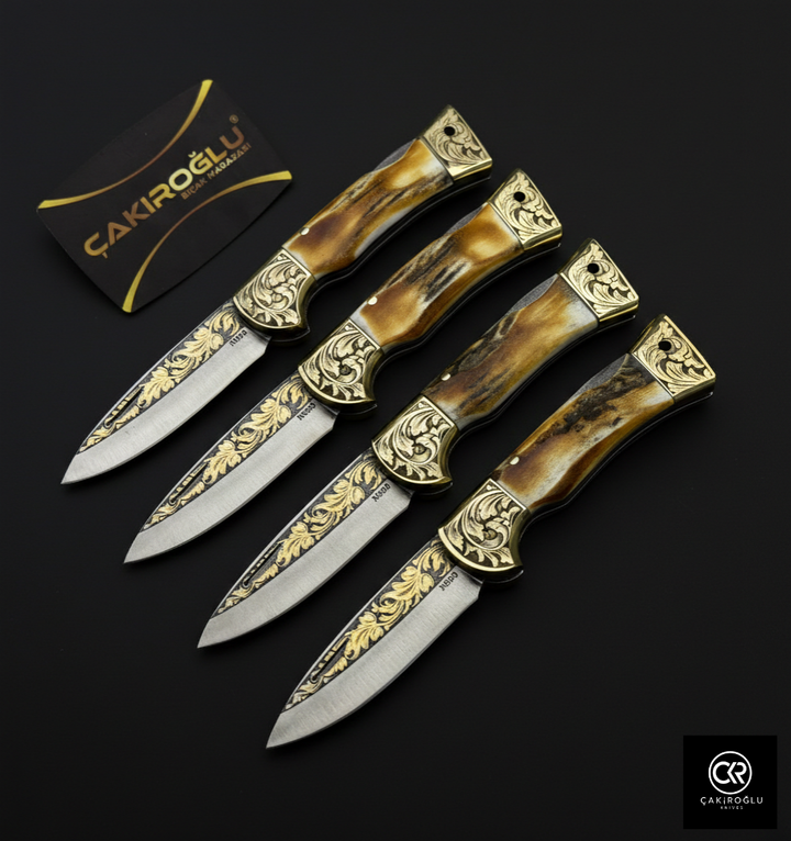 Corvus Series - Custom Handcrafted Folding Knife - Limited Edition