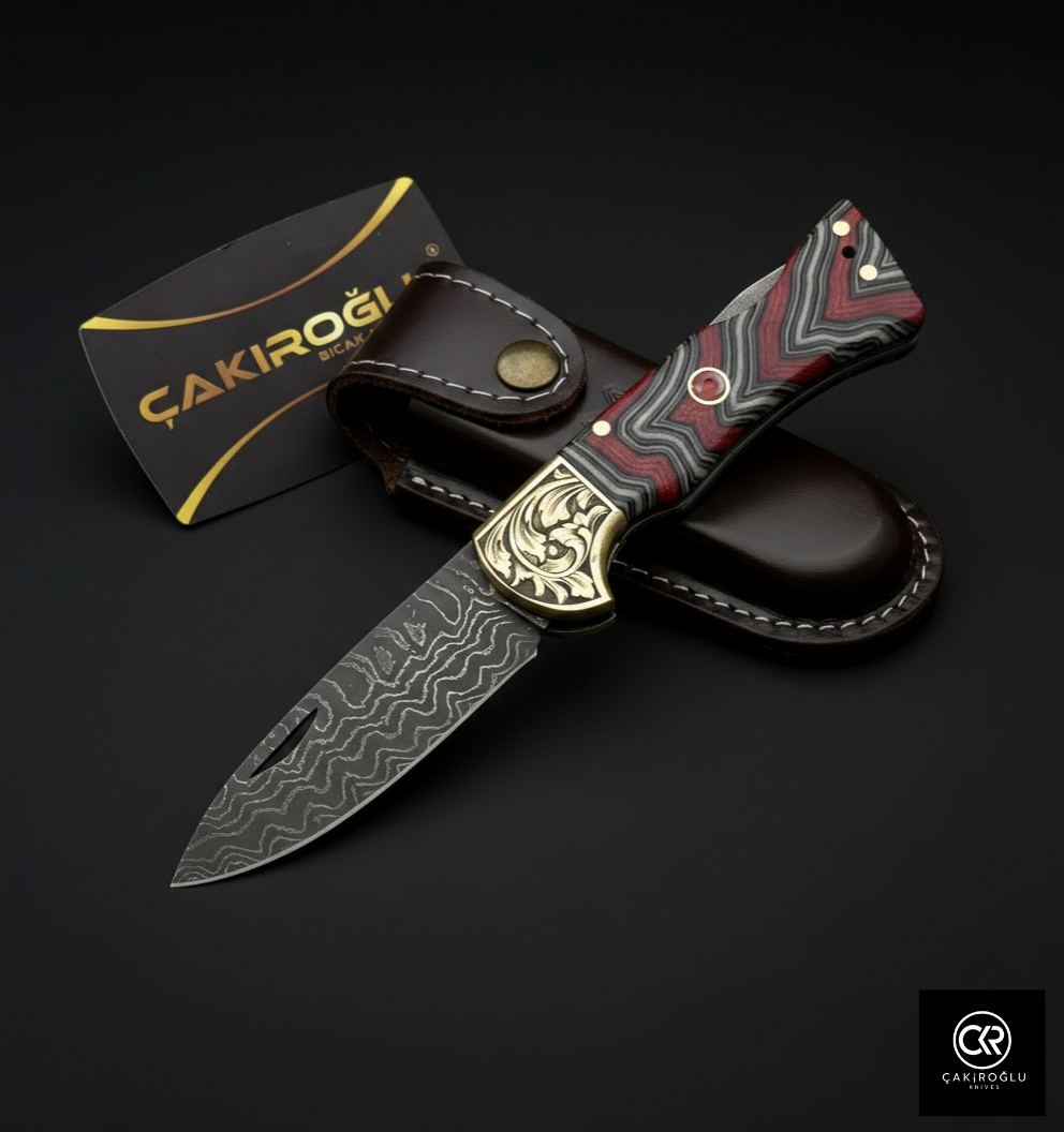 Corvus Series - Custom Handcrafted Folding Knife - Limited Edition