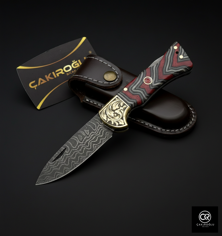 Corvus Series - Custom Handcrafted Folding Knife - Limited Edition