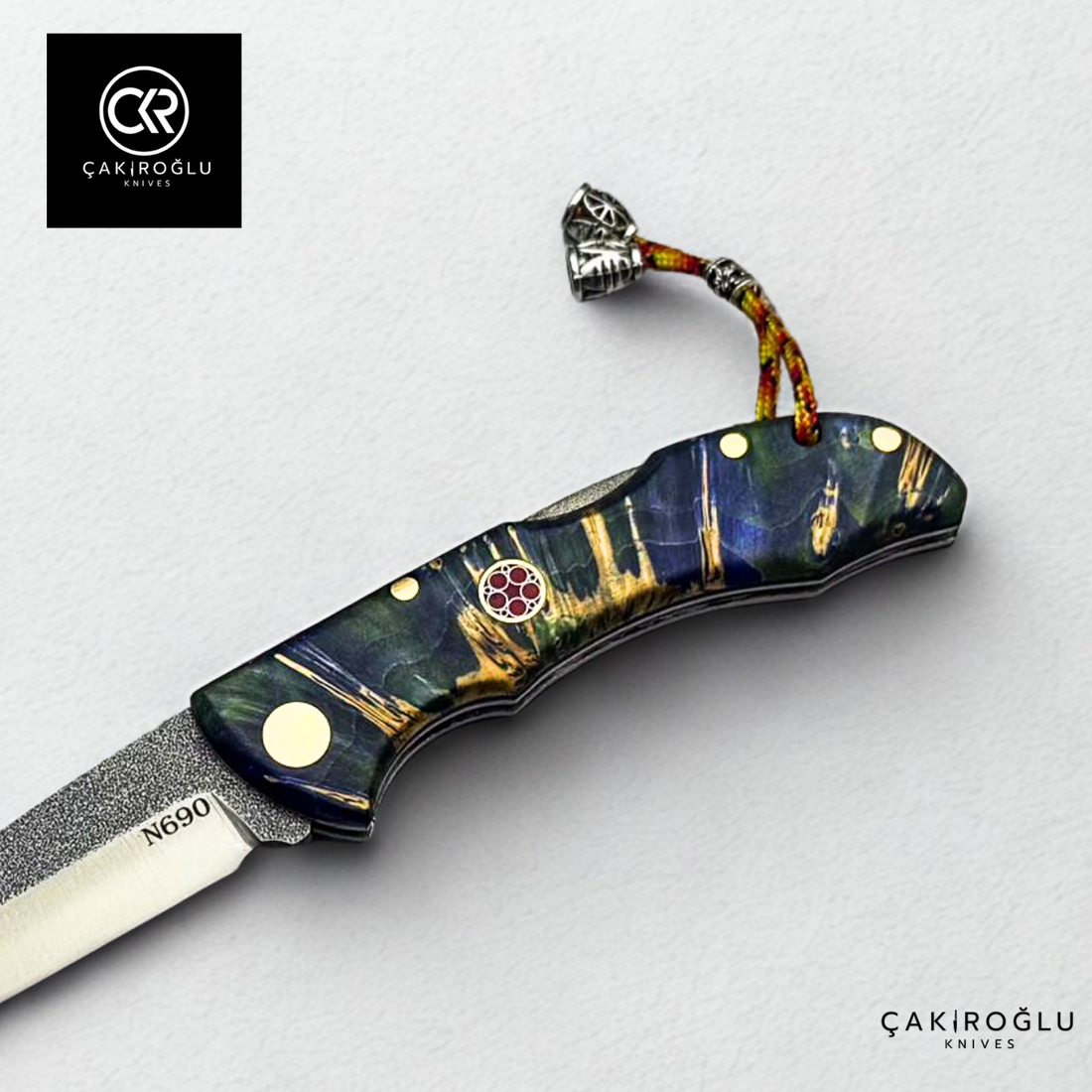 Showy Series Small Size Handcrafted Folding Knife - N690 Böhler Steel