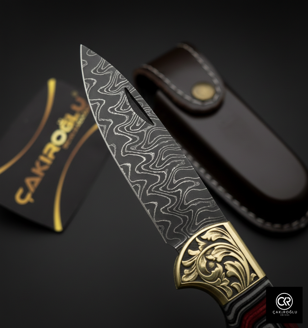 Corvus Series - Custom Handcrafted Folding Knife - Limited Edition