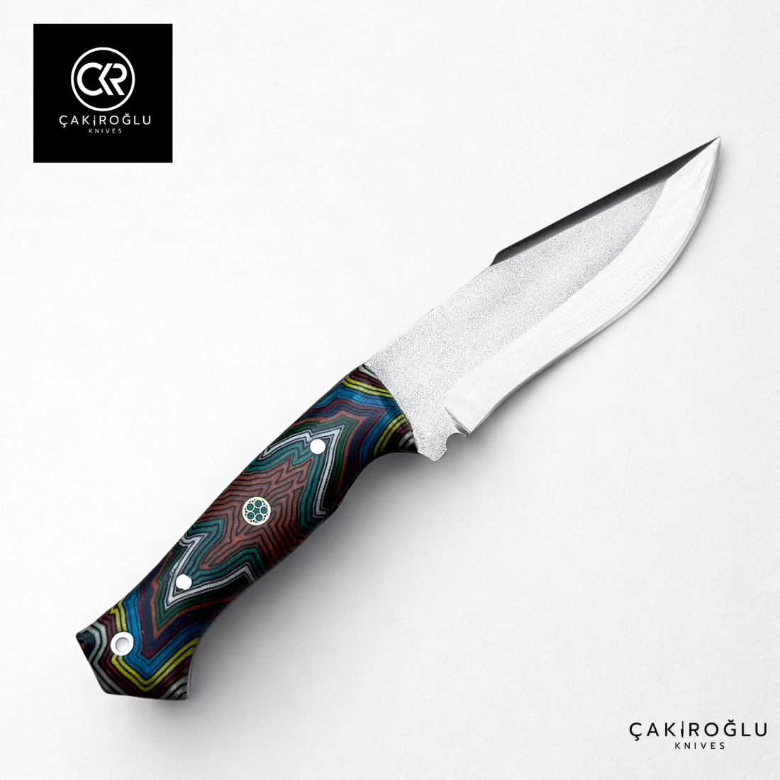 Handcrafted Custom-made Böhler N690 Steel & G-carta Handle Hunting Knife