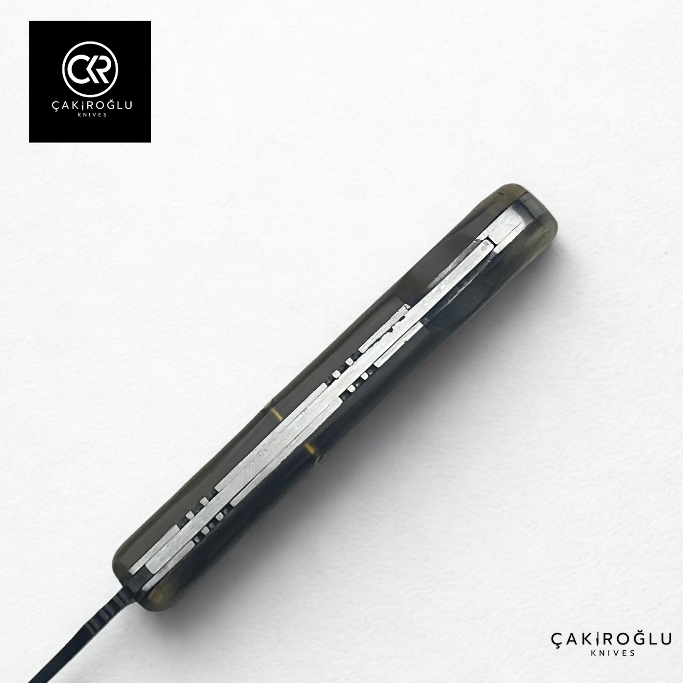 Handcrafted Custom Classic Style Folding Knife - Damascus Steel & Ram Horn Handle