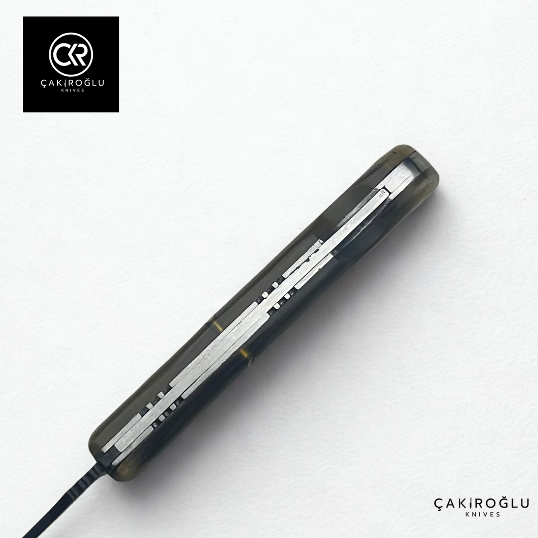 Handcrafted Custom Classic Style Folding Knife - Damascus Steel & Ram Horn Handle