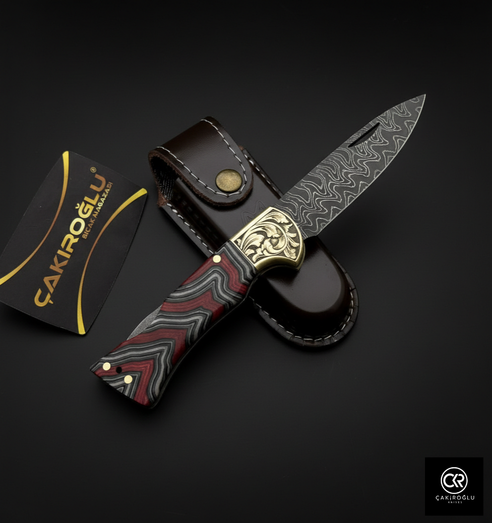 Corvus Series - Custom Handcrafted Folding Knife - Limited Edition