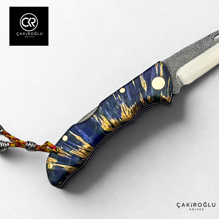 Showy Series Small Size Handcrafted Folding Knife - N690 Böhler Steel