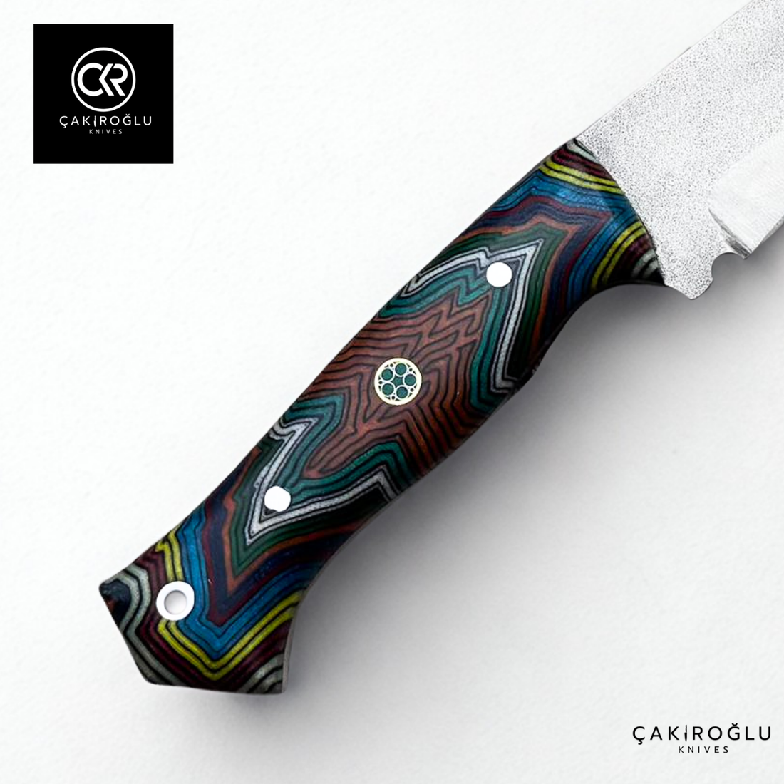 Handcrafted Custom-made Böhler N690 Steel & G-carta Handle Hunting Knife