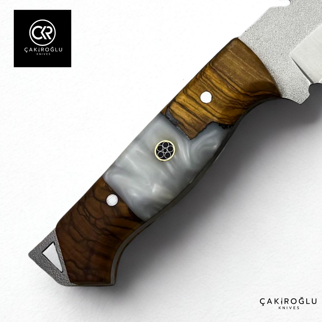 Handcrafted Custom-made Böhler N690 Steel & Epoxy Hybrid Handle Hunting Knife