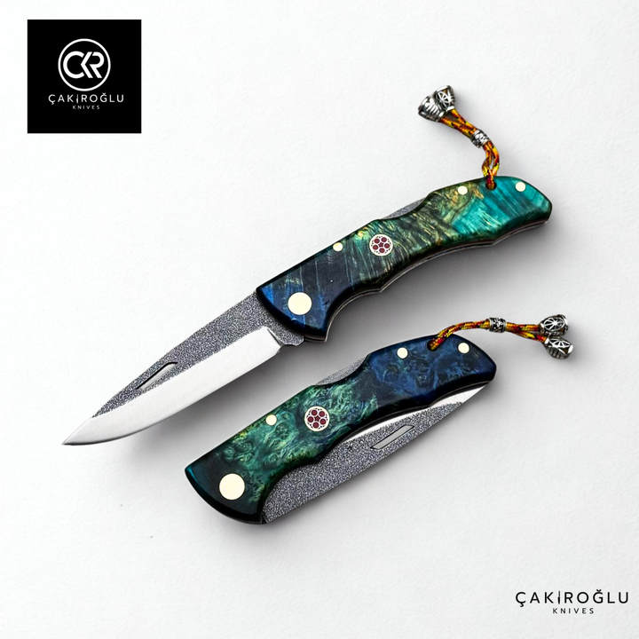 Showy Series Medium Size Handcrafted Folding Knife - N690 Böhler Steel