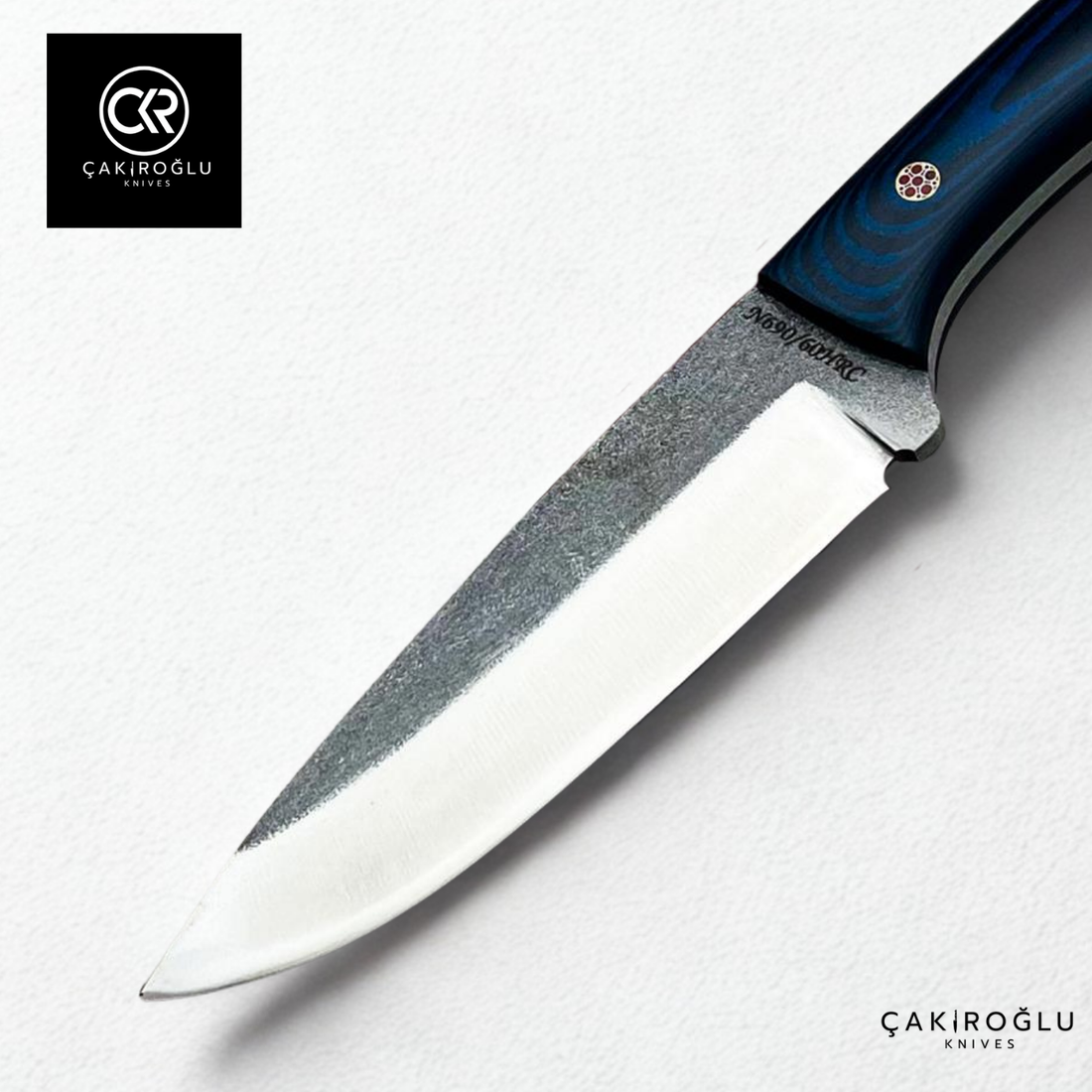 Handcrafted Custom-made Böhler N690 Steel & G10 Handle Hunting Knife