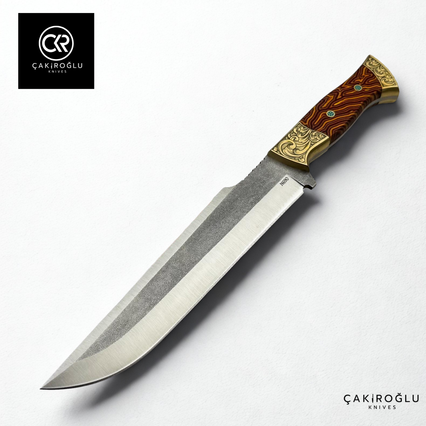 Handcrafted Custom Machete - N690 Böhler Steel & G-carta Handle